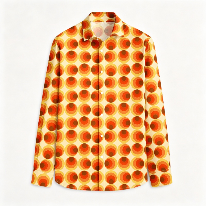 Men'S Fashion Outfits - เสื้อเชิ้ตแฟชั่นผู้ชายปี 2026 เสื้อเชิ้ตพิมพ์ลายส่วนตัว แขนยาว เสื้อเชิ้ตลำลองสไตล์ธุรกิจ เทรนด์แฟชั่น