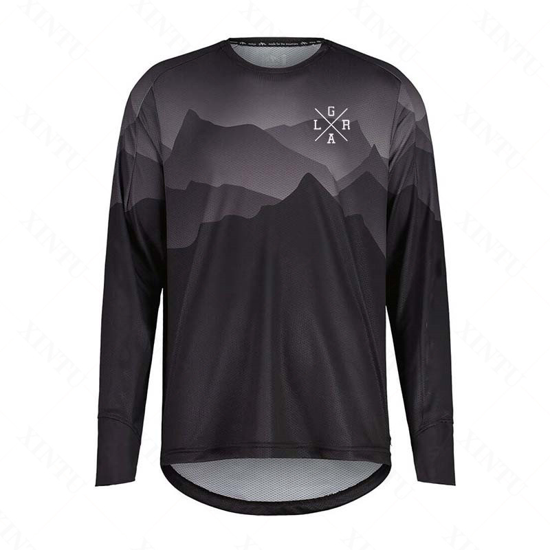 Mens Fashion Mexico - เสื้อเจอร์ซีย์มอเตอร์ไซค์สำหรับผู้ชาย Lrga MTB BMX เสื้อยืดจักรยานเสือภูเขา แขนยาว