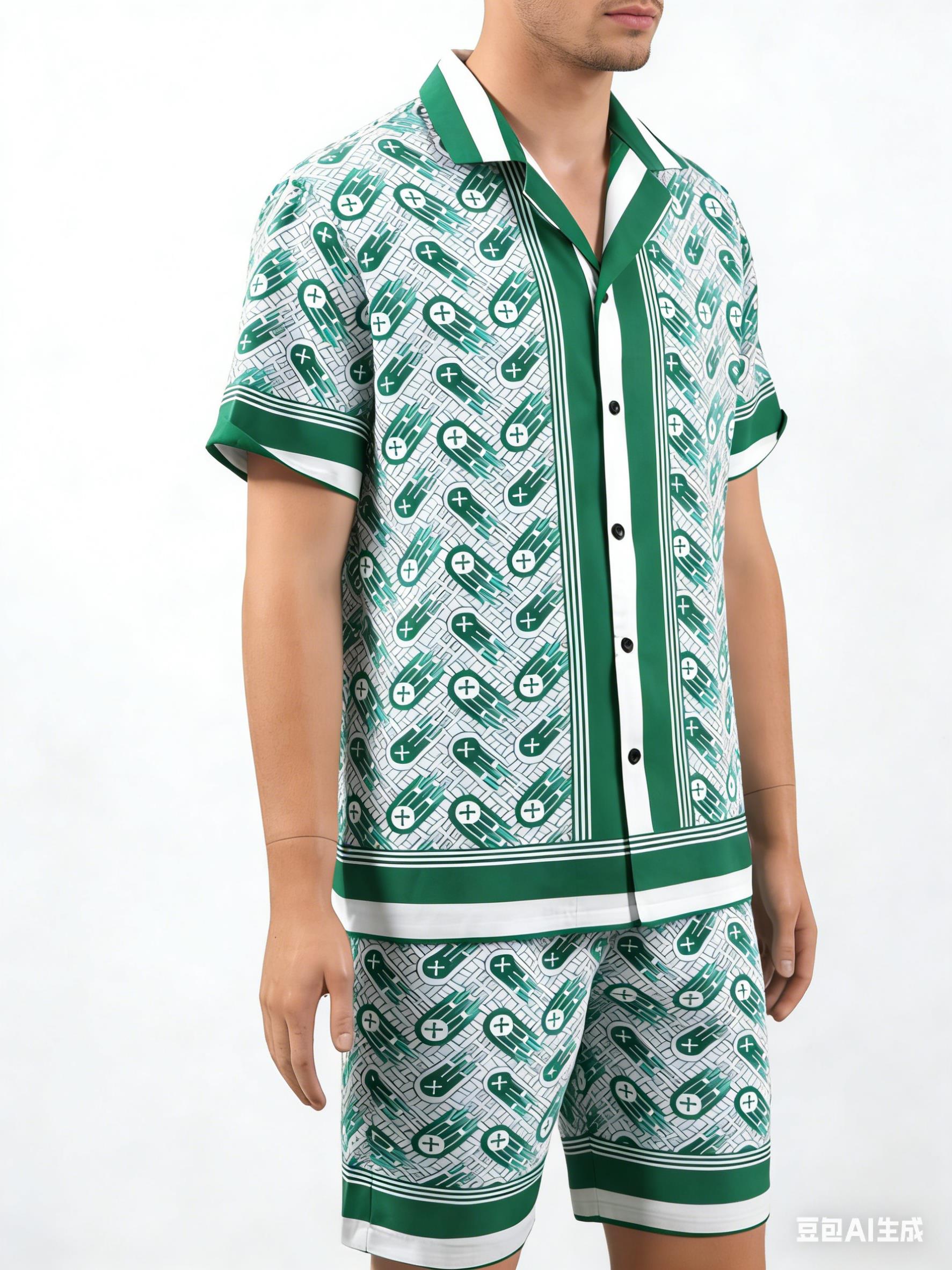 Men'S Fashion Y2K - 2026 เสื้อเชิ้ตแขนสั้นแฟชั่นประจำวันสำหรับบุรุษ,เสื้อเชิ้ตแขนสั้นฤดูร้อนและกางเกงขาสั้นชายหาด,Y2K ชุดลำลองแนวสตรีทสำหรับบุรุษ