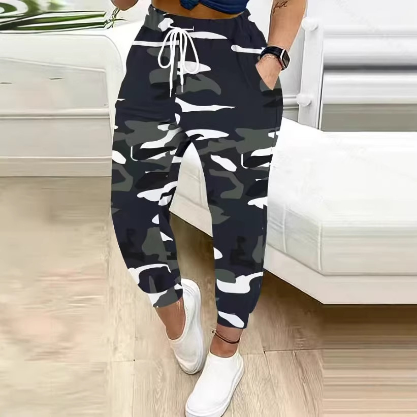 Amazon Men'S Fashion - อเมซอนกางเกงผู้หญิงใหม่ กางเกงลำลองพิมพ์ลายพราง แฟชั่นและทรงหลวม Cw48180