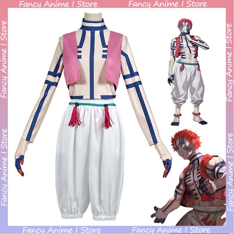 Mens Fashion Vest - อะนิเมะอาคาซ่าคอสเพลย์เครื่องแต่งกายหล่อสำหรับผู้ใหญ่ชุดปาร์ตี้แฟชั่นยูนิเซ็กส์คอสเพลย์ชุดเทศกาลผู้หญิงผู้ชายแต่งตัวเสื้อผ้า
