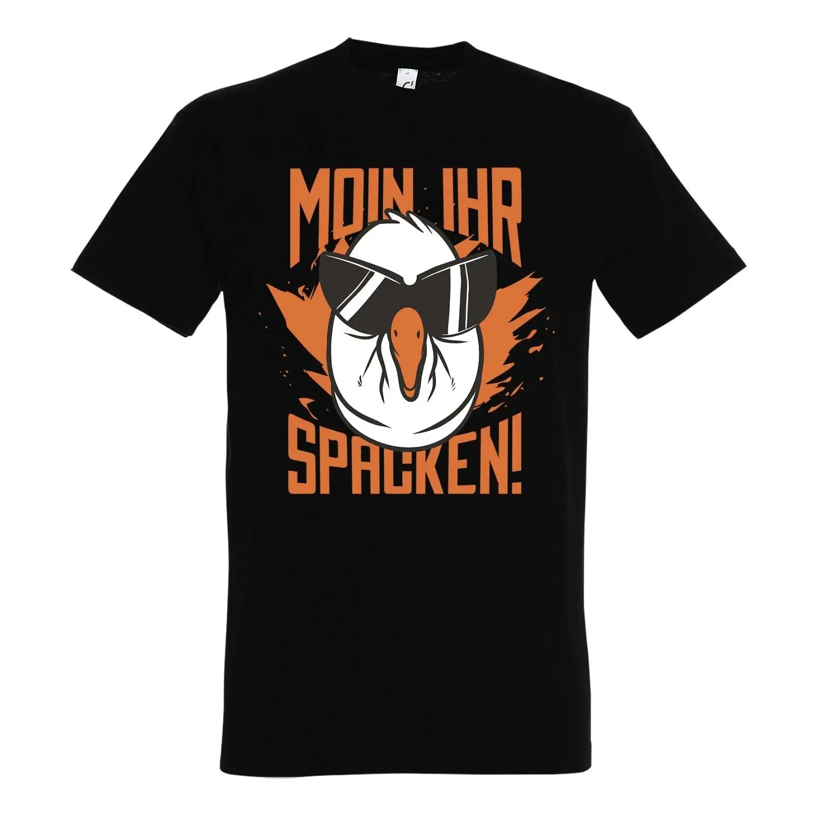 Men'S Fashion Hamburg - เสื้อยืดผู้ชาย MOIN IHR SPACKEN พร้อมข้อความตลก ลายโลโก้สุดเก๋