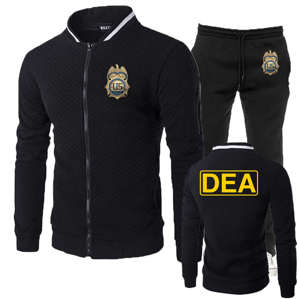 Men'S Fashion Zipper Jacket - DEA เสื้อแจ็คเก็ตแฟชั่นผู้ชายสไตล์สตรีท คอตั้ง สำหรับฤดูใบไม้ผลิและฤดูใบไม้ร่วง แจ็คเก็ตลำลองกลางแจ้ง มีกระเป๋า