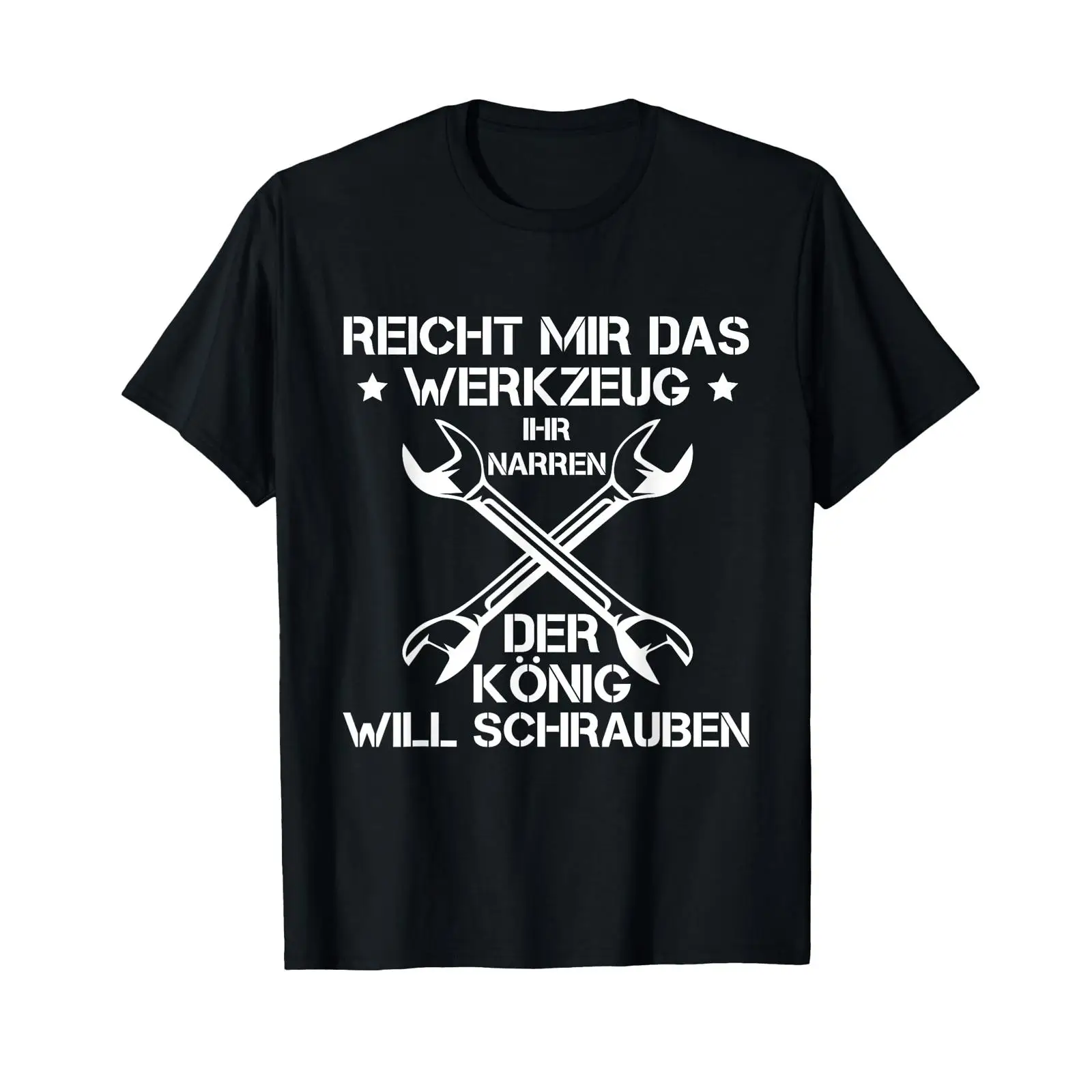 Men'S Fashion Garage - เสื้อยืด The King Will Screws Garage
