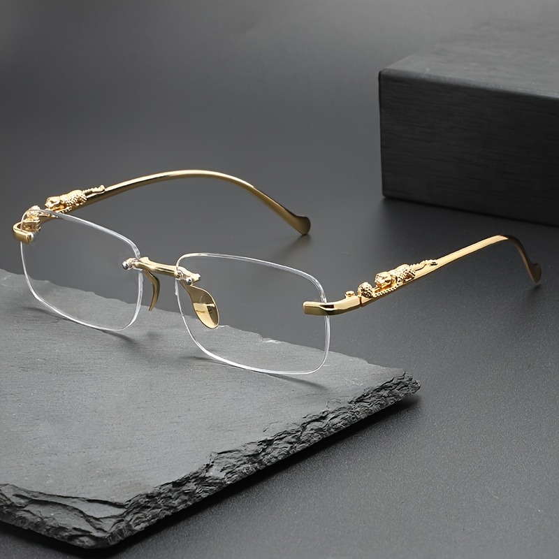 Men'S Fashion Rimless Glasses - แว่นกันแดดแฟชั่นไร้กรอบโลหะ ผู้ชาย ผู้หญิง ยอดนิยม แว่นตากันแดดชายหญิง คลาสสิก