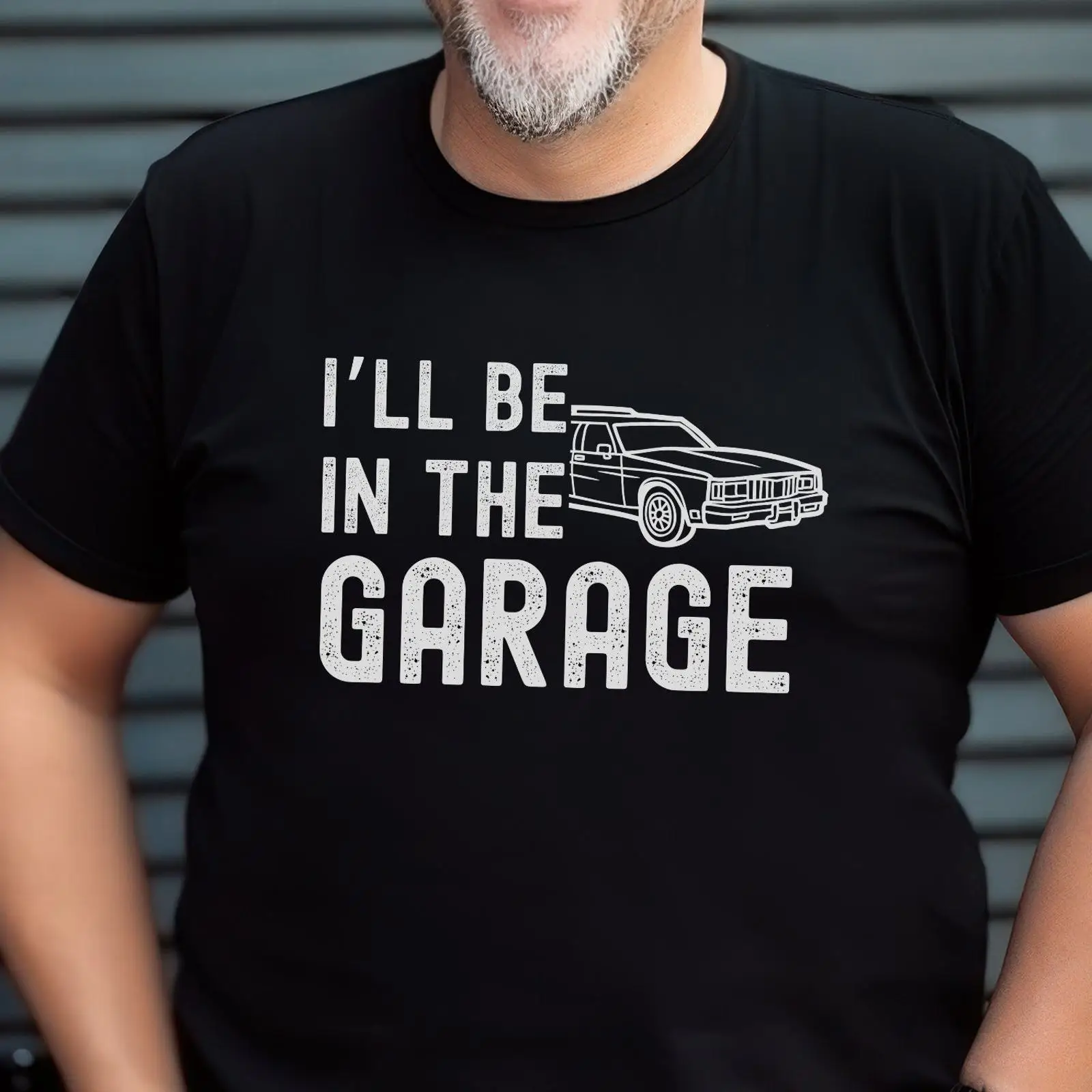Men'S Fashion Garage - เสื้อยืดลายตลกสำหรับคุณพ่อช่างซ่อม วินเทจ ลุคสบายๆ ทันสมัย ใส่ได้หลายโอกาส ยืดหยุ่นได้
