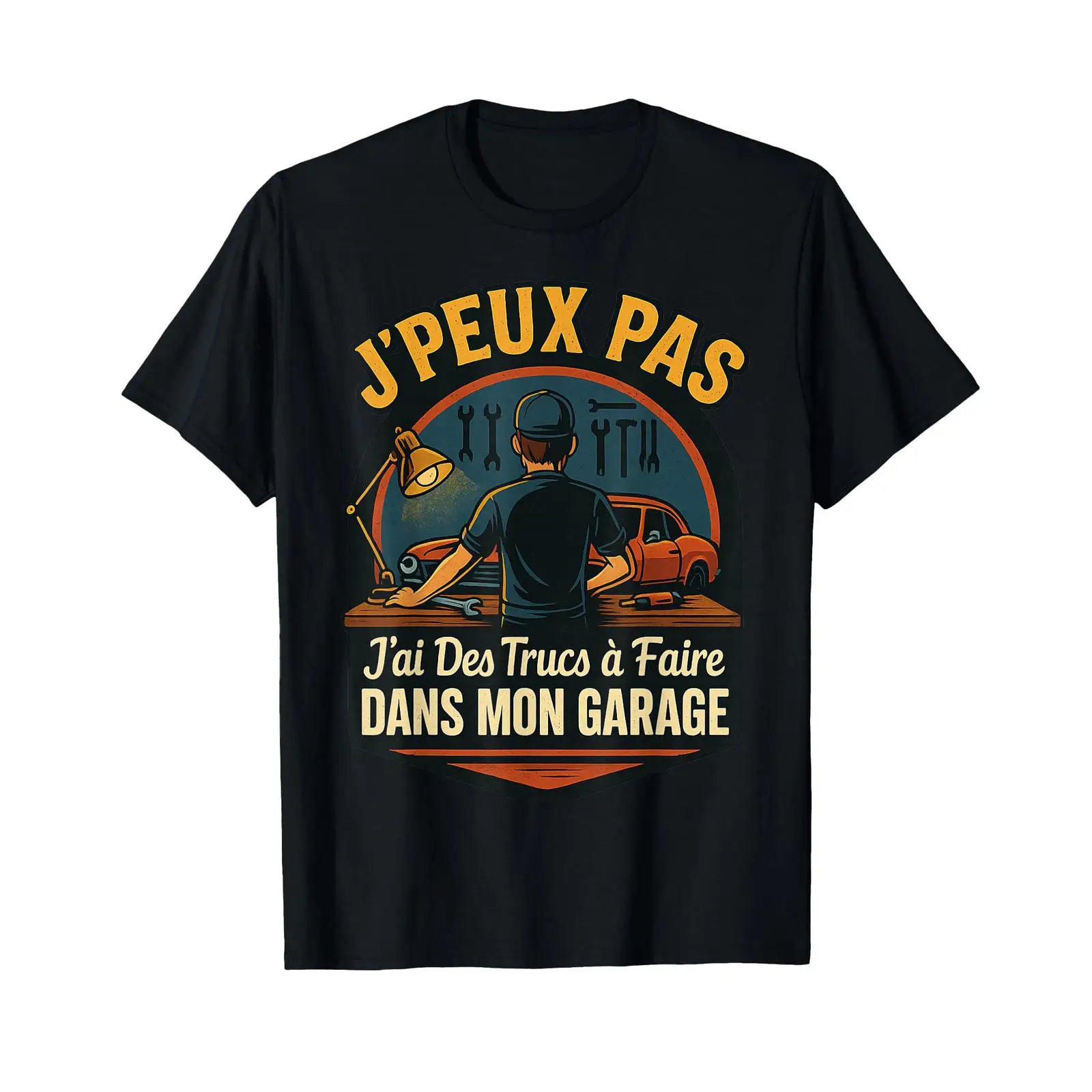 Men'S Fashion Garage - เสื้อยืดผู้ชาย J'Peux Pas Garage Mécano Humour