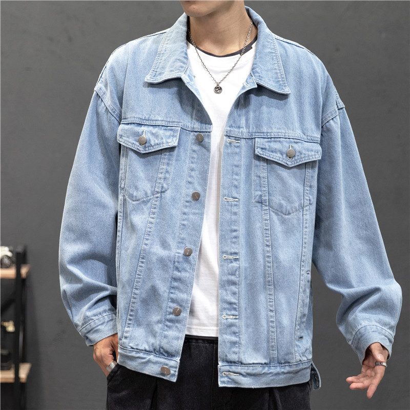 ใหม่ Denim แจ็คเก็ตผู้ชาย Vint - Bomber Jacket Men บทวิจารณ์และราคา