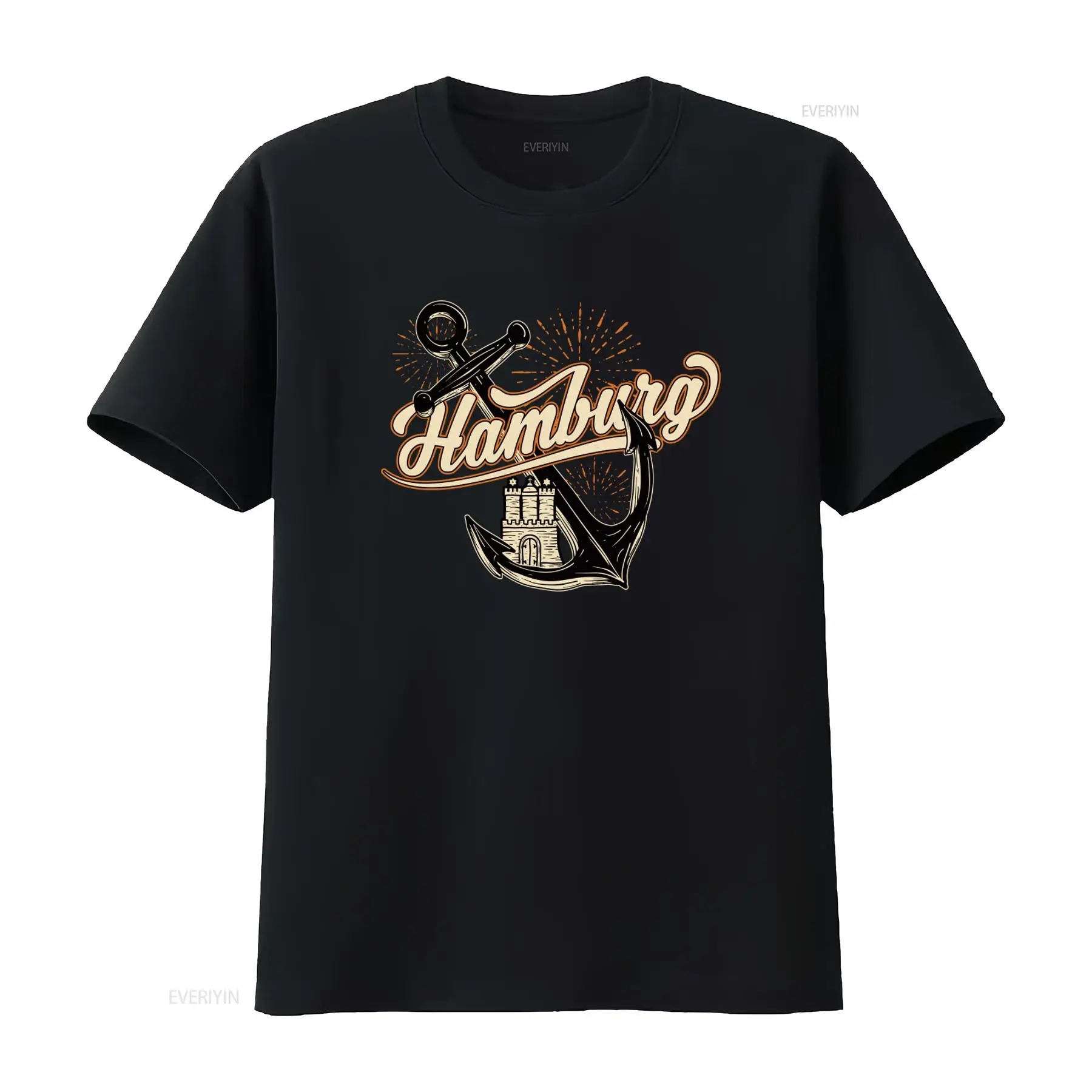 เสื้อยืดพิมพ์ลายสมอเรือฮัมบูร์ - Men'S Fashion Hamburg บทวิจารณ์และราคา