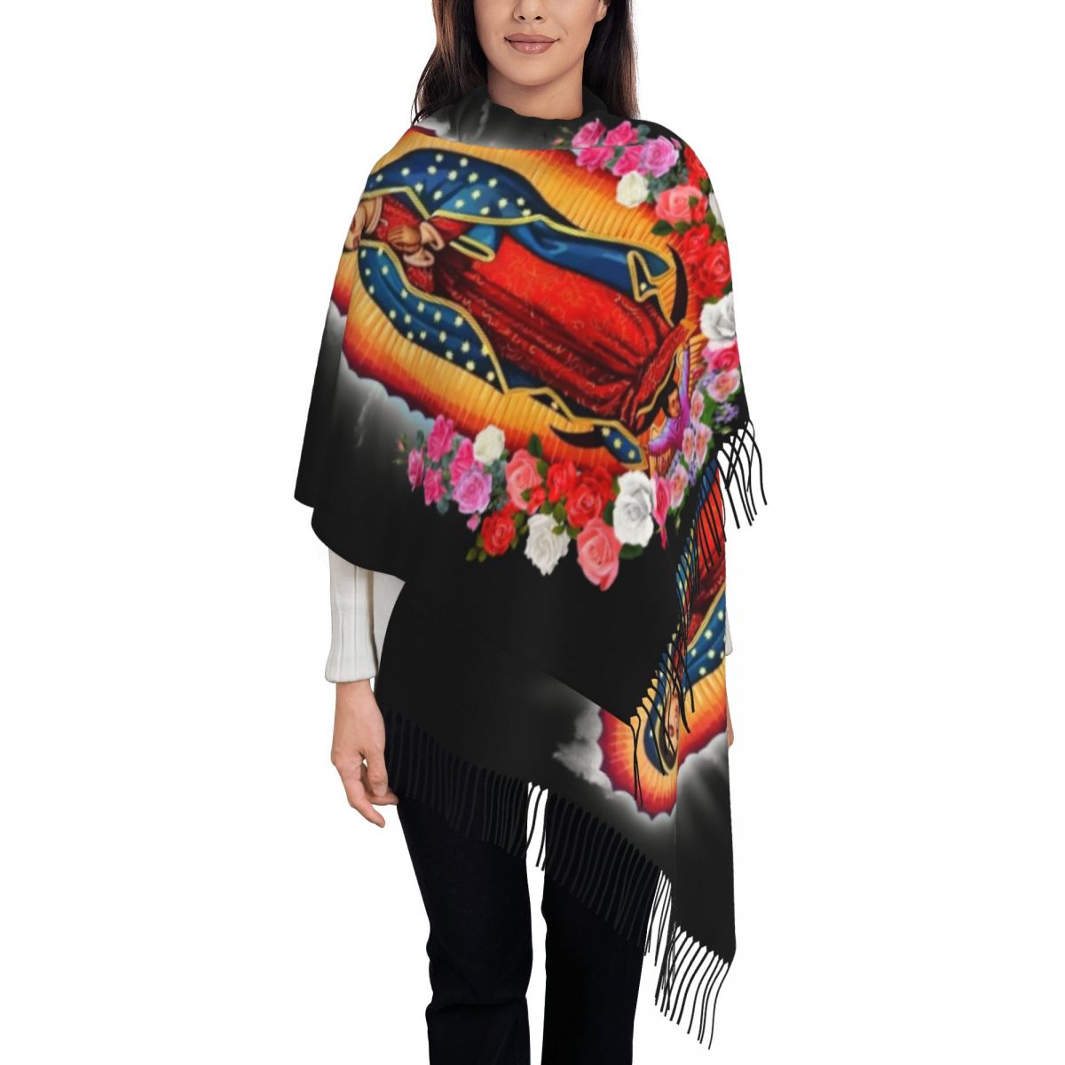 ที่กําหนดเองพิมพ์ Virgin Mary  - Mens Fashion Mexico บทวิจารณ์และราคา