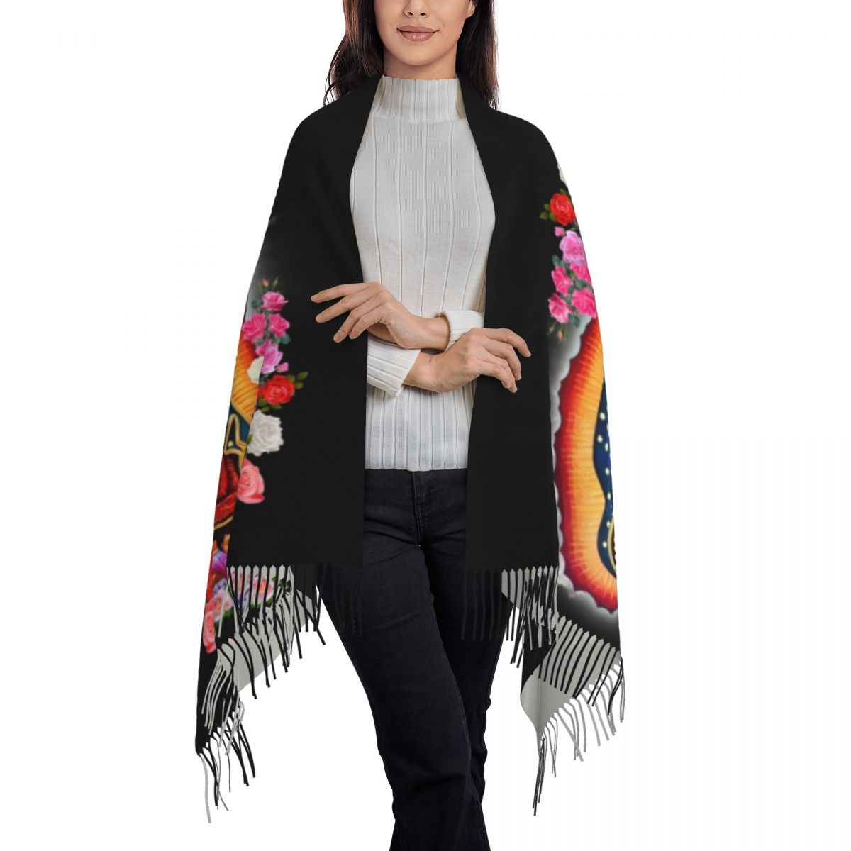 ที่กําหนดเองพิมพ์ Virgin Mary  - Mens Fashion Mexico บทวิจารณ์และราคา