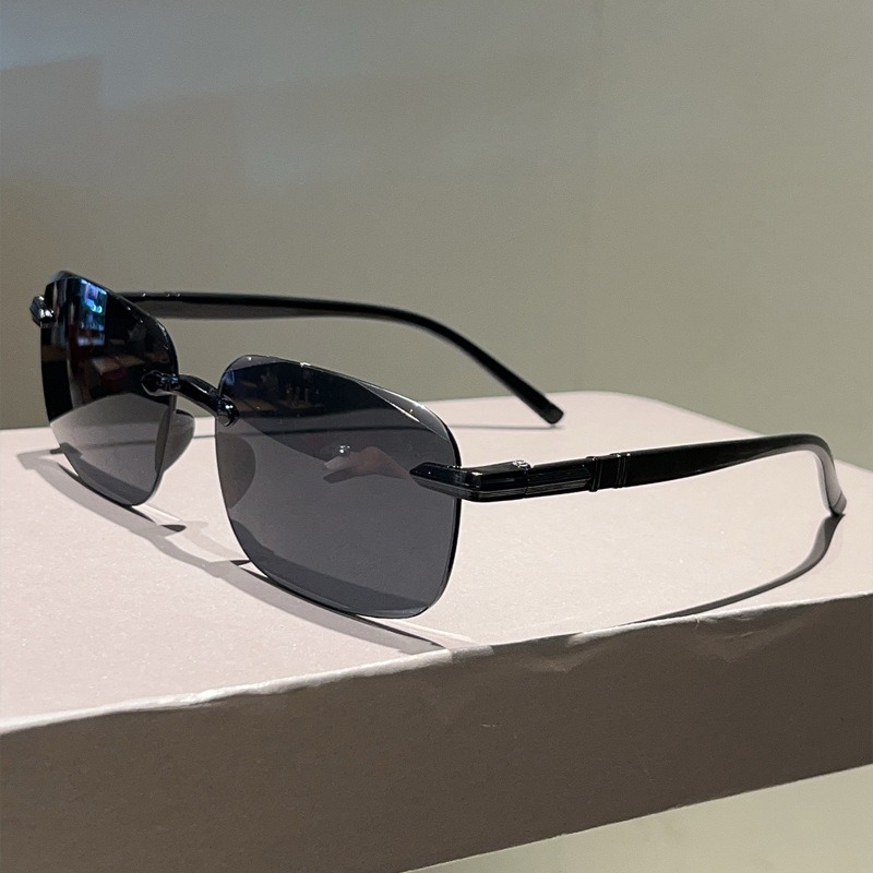 แว่นกันแดดแฟชั่นนักบิน ผู้ชาย  - Men'S Fashion Rimless Glasses บทวิจารณ์และราคา