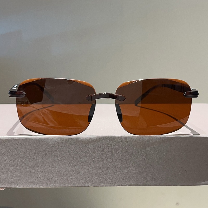 แว่นกันแดดแฟชั่นนักบิน ผู้ชาย  - Men'S Fashion Rimless Glasses บทวิจารณ์และราคา