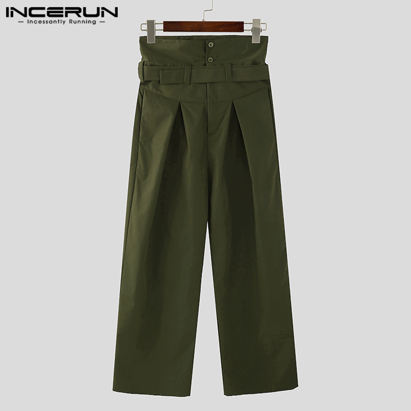 INCERUN เสื้อกันหนาว 2025 สไตล - Men'S Fashion Pants 2025 บทวิจารณ์และราคา