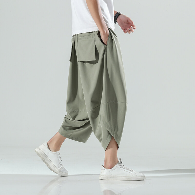 กางเกงฮาเร็มสไตล์จีนสำหรับผู้ช - Men'S Fashion Pants 2025 บทวิจารณ์และราคา