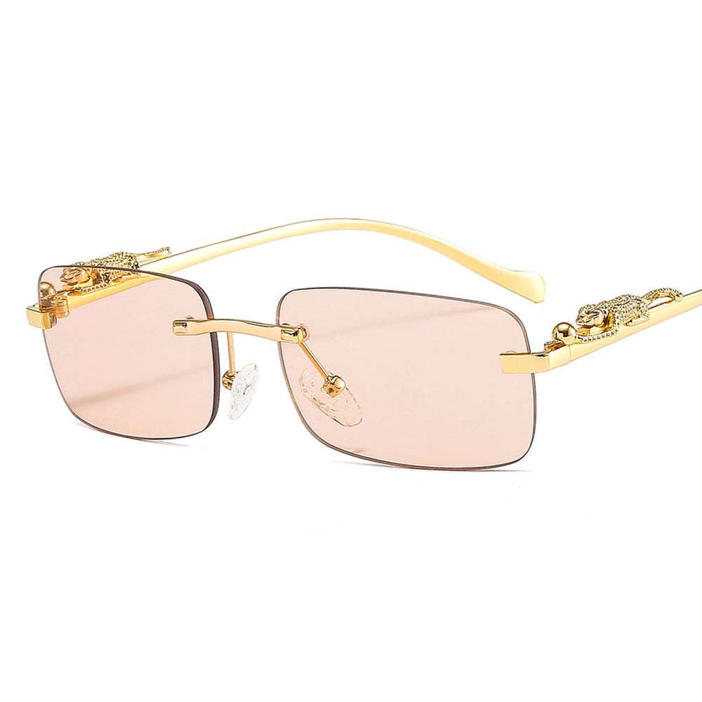 แว่นกันแดดแฟชั่นวินเทจแว่นตากั - Men'S Fashion Rimless Glasses บทวิจารณ์และราคา