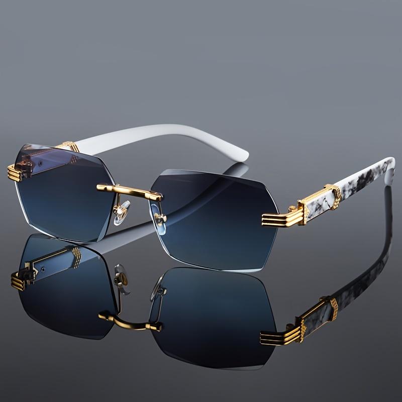 แฟชั่นผู้หญิงแว่นกันแดดไร้กรอบ - Men'S Fashion Rimless Glasses บทวิจารณ์และราคา