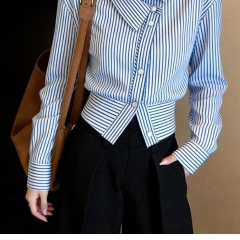 เสื้อผ้าผู้หญิง เสื้อเชิ้ตติดก - Polo Shirt Slim บทวิจารณ์และราคา