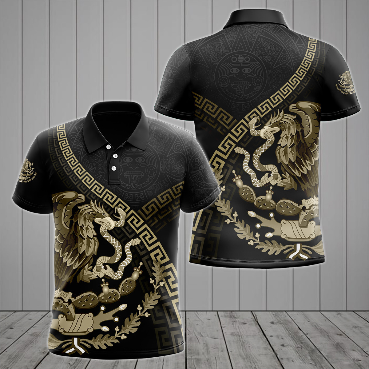 เม็กซิโก Aztec Coat Of Arms &  - Mens Fashion Mexico บทวิจารณ์และราคา