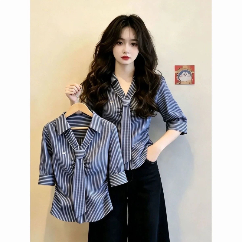 เสื้อเชิ้ตคอโปโล แขนสั้น ลายทา - Polo Shirt Slim บทวิจารณ์และราคา