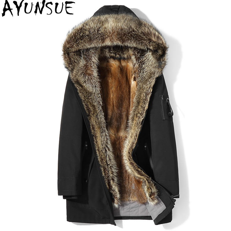 เสื้อโค้ทกันหนาวบุขนสัตว์ธรรมช - Men'S Fashion Zipper Jacket บทวิจารณ์และราคา