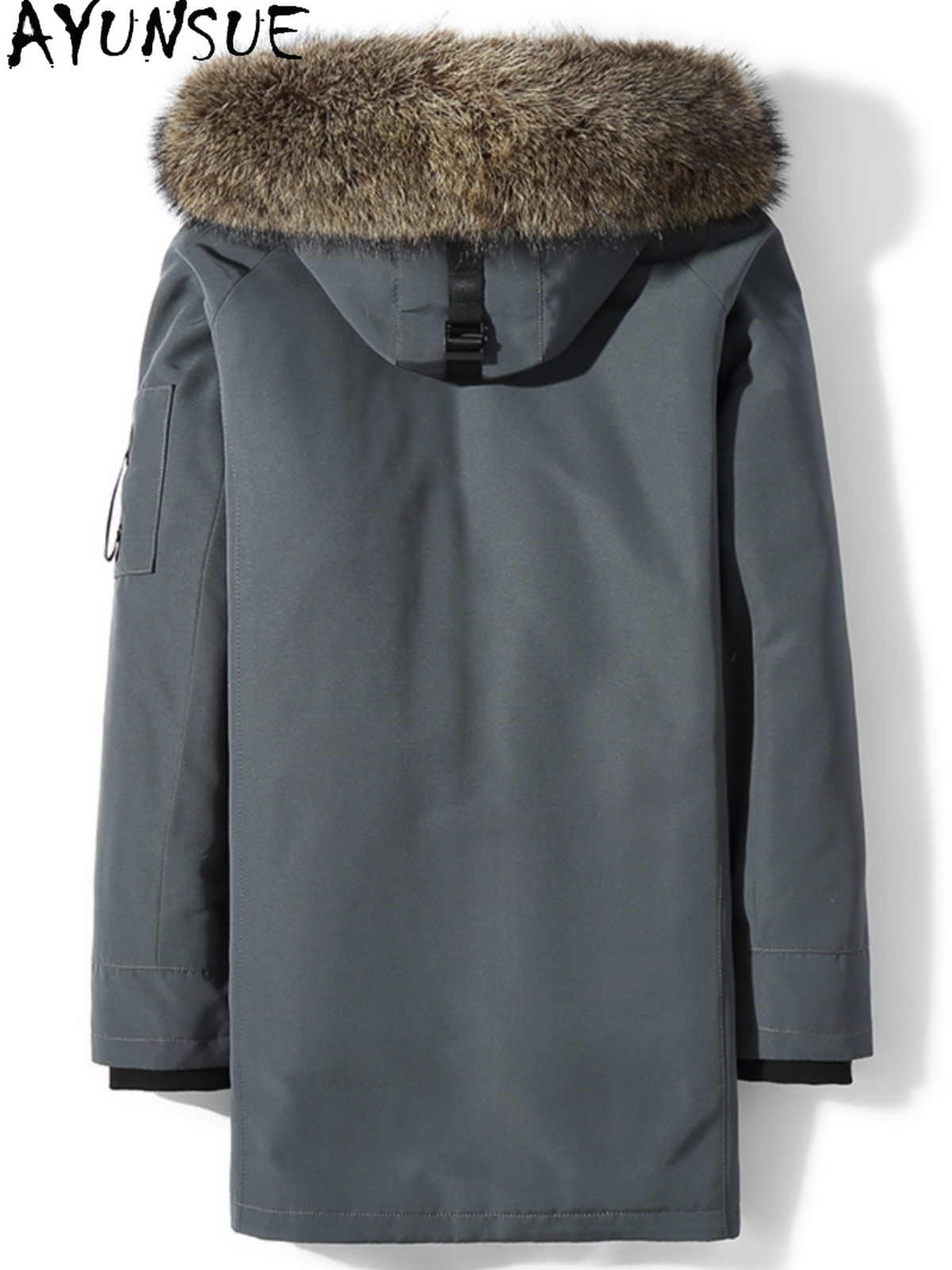 เสื้อโค้ทกันหนาวบุขนสัตว์ธรรมช - Men'S Fashion Zipper Jacket บทวิจารณ์และราคา