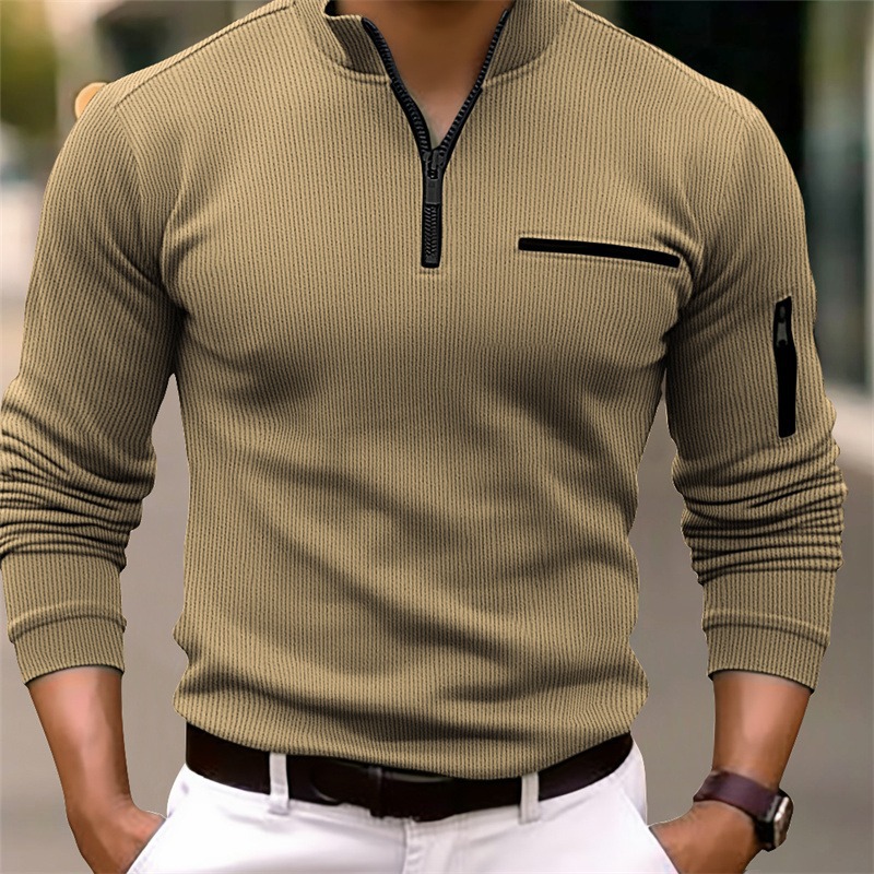 เสื้อโปโลแขนยาวผู้ชายสไตล์เรโท - Amazon Men'S Fashion บทวิจารณ์และราคา