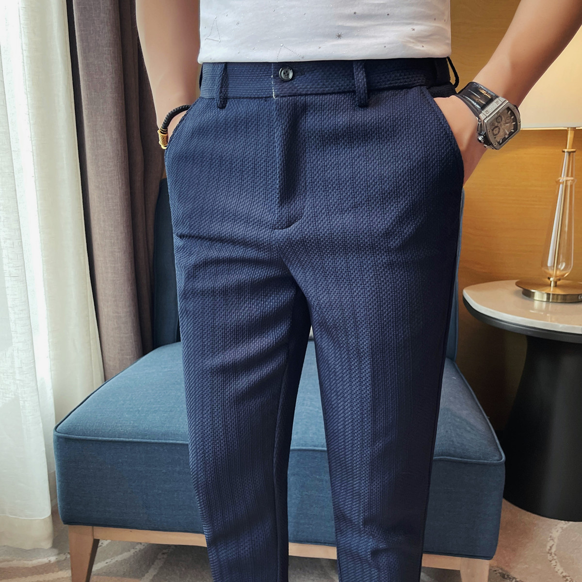 2025 ฤดูใบไม้ผลิฤดูร้อนใหม่ผู้ - Men'S Fashion Pants 2025 บทวิจารณ์และราคา