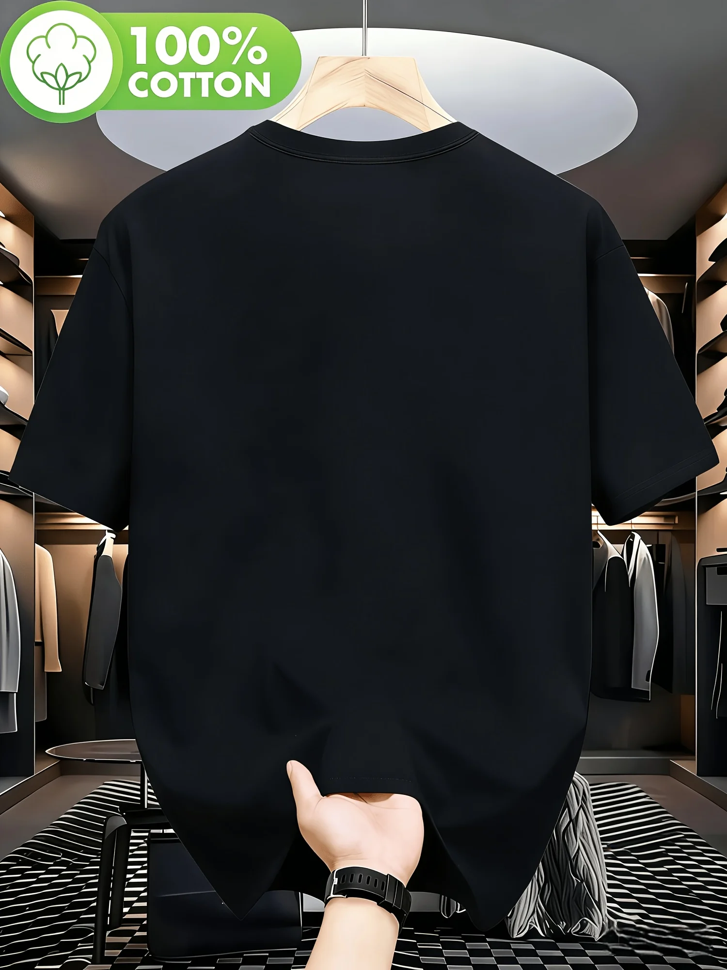 เสื้อยืดผู้ชาย 100% ผ้าฝ้าย ลา - Men'S Fashion Korea บทวิจารณ์และราคา