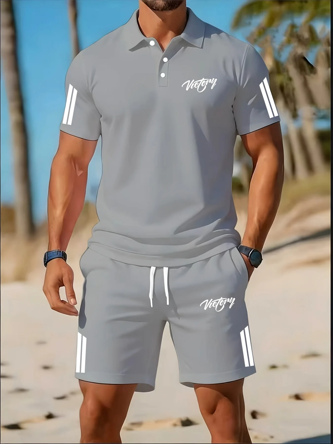 ชุดเสื้อโปโลผู้ชายใหม่สำหรับฤด - Polo Shirt Slim บทวิจารณ์และราคา