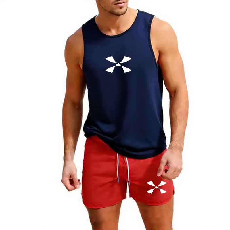 ชุดกีฬาวิ่งออกกำลังกายกลางแจ้ง - Mens Fashion Vest บทวิจารณ์และราคา