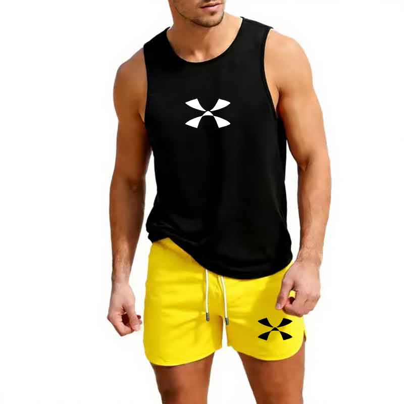 ชุดกีฬาวิ่งออกกำลังกายกลางแจ้ง - Mens Fashion Vest บทวิจารณ์และราคา