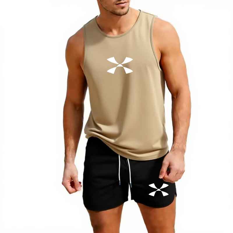 ชุดกีฬาวิ่งออกกำลังกายกลางแจ้ง - Mens Fashion Vest บทวิจารณ์และราคา