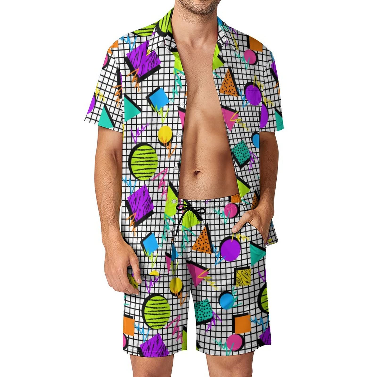 ชุดเสื้อเชิ้ตผู้ชายลายพิมพ์สาม - Men'S Fashion Outfits บทวิจารณ์และราคา