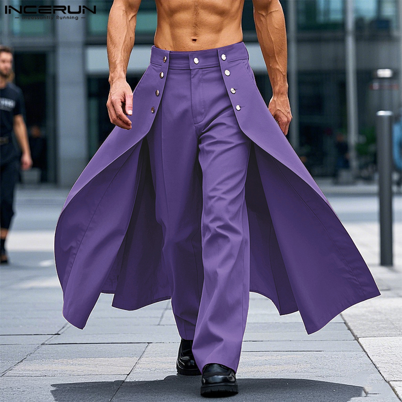 INCERUN เสื้อกันหนาวผู้ชายไม่ส - Men'S Fashion Pants 2025 บทวิจารณ์และราคา