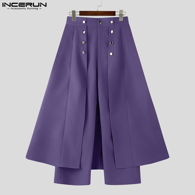 INCERUN เสื้อกันหนาวผู้ชายไม่ส - Men'S Fashion Pants 2025 บทวิจารณ์และราคา