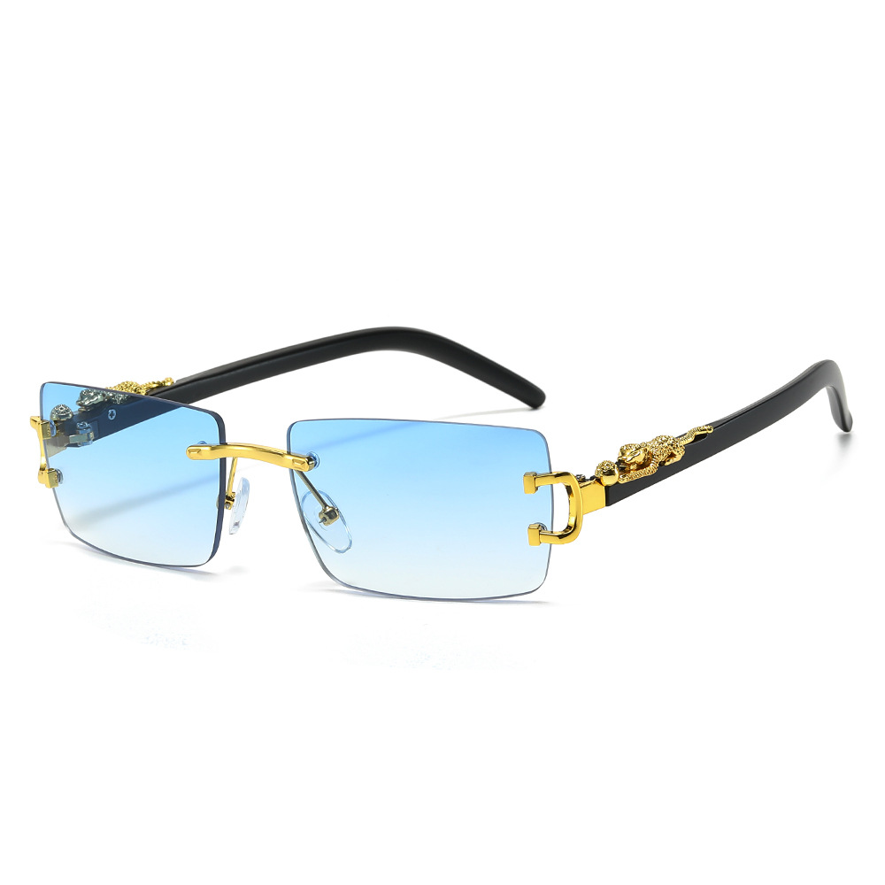 แว่นกันแดดแฟชั่นวินเทจไร้กรอบท - Men'S Fashion Rimless Glasses บทวิจารณ์และราคา