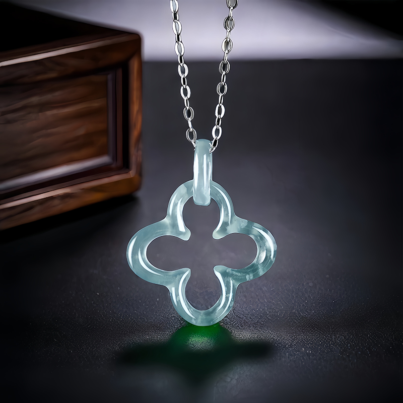 สร้อยคอสร้อยคอเงินนำโชคสี่ใบพม - Men'S Fashion Jewelry บทวิจารณ์และราคา