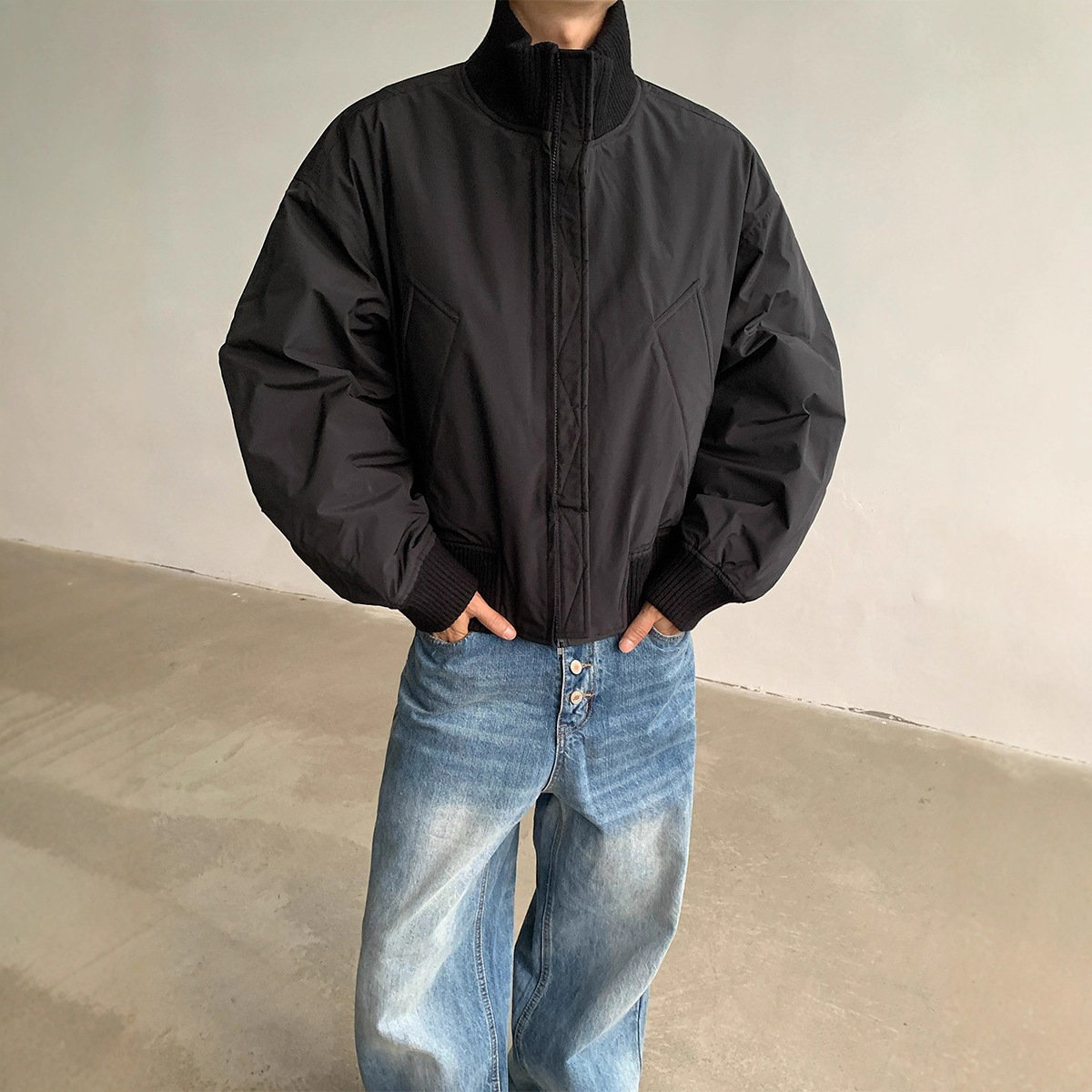 แจ็คเก็ตเบสบอลผู้ชายสไตล์อเมริ - Bomber Jacket Men บทวิจารณ์และราคา