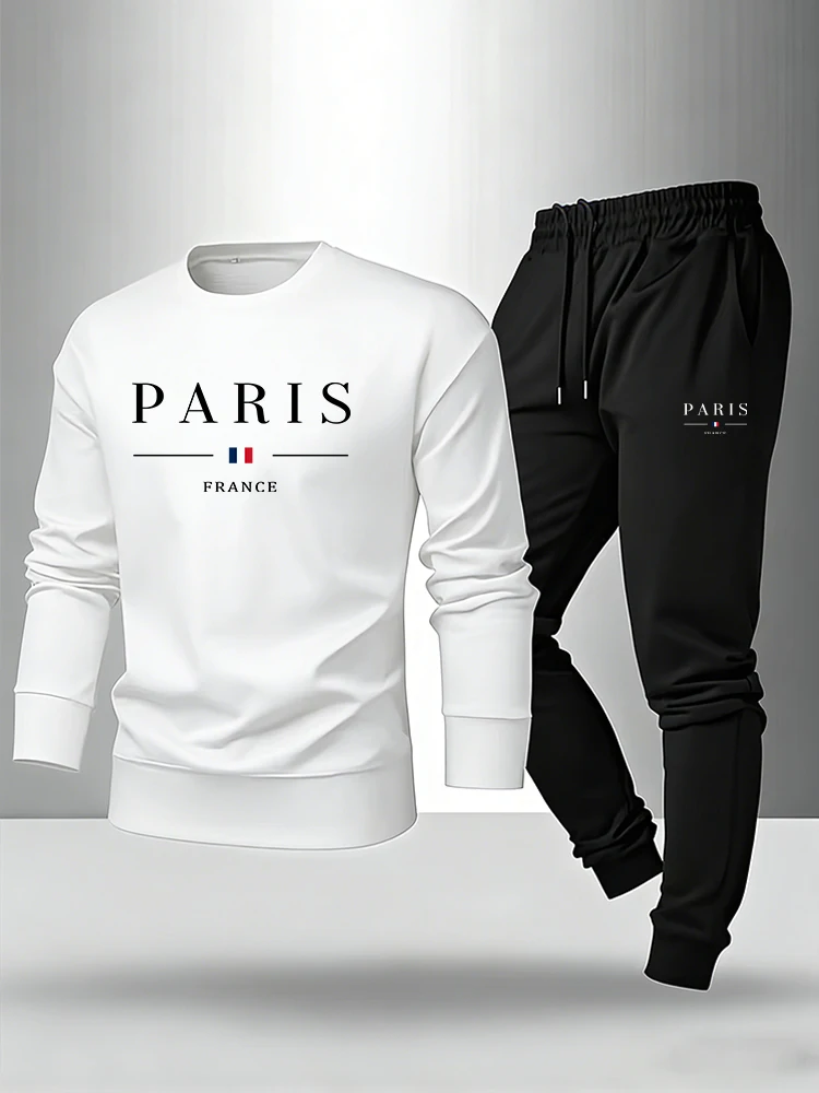 ชุดเซ็ตเสื้อและกางเกงขายาวพิมพ - Paris Fashion Men บทวิจารณ์และราคา