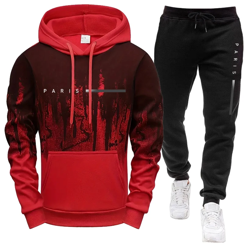 ชุดเซ็ตผู้ชาย/เสื้อฮู้ด/กางเกง - Paris Fashion Men บทวิจารณ์และราคา