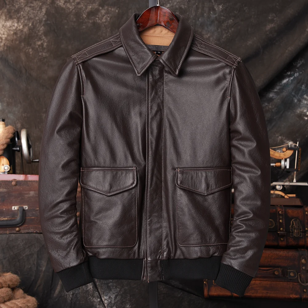 เสื้อแจ็คเก็ตนักบิน Bomber A2  - Bomber Jacket Men บทวิจารณ์และราคา