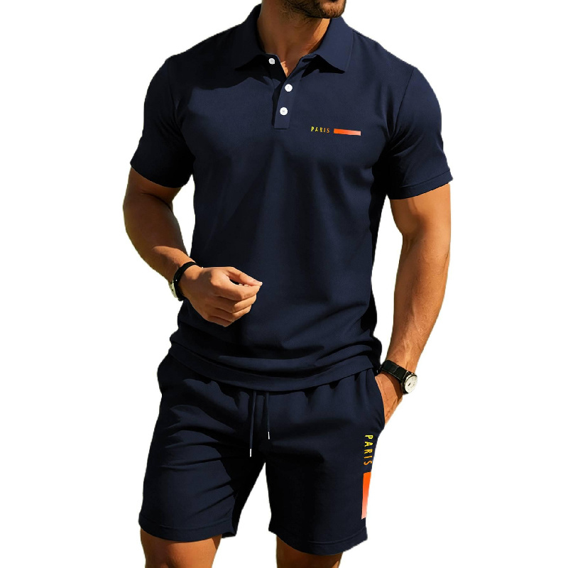 PARIS เสื้อโปโลฤดูร้อนระดับไฮเ - Paris Fashion Men บทวิจารณ์และราคา