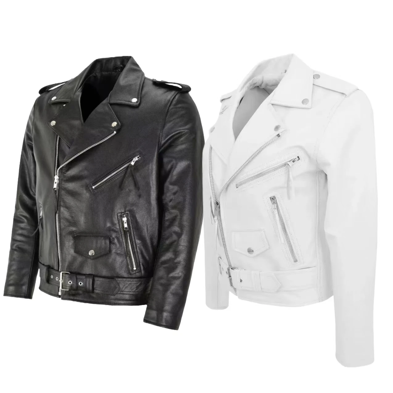 เสื้อแจ็คเก็ตหนังแฟชั่นผู้ชาย  - Men'S Fashion Zipper Jacket บทวิจารณ์และราคา