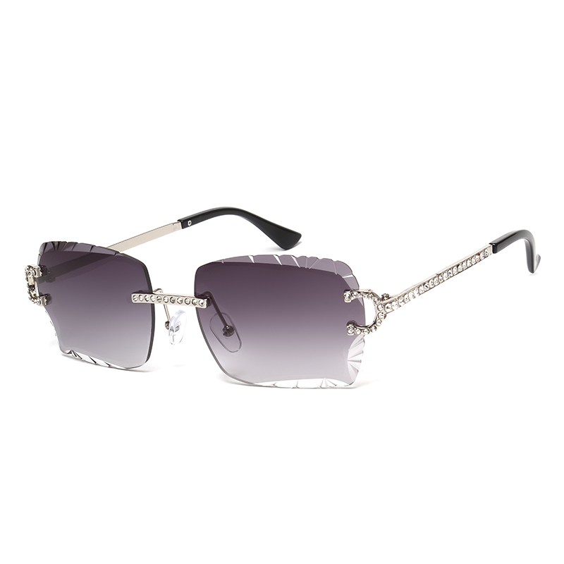 แฟชั่นแว่นกันแดดทรงสี่เหลี่ยมไ - Men'S Fashion Rimless Glasses บทวิจารณ์และราคา
