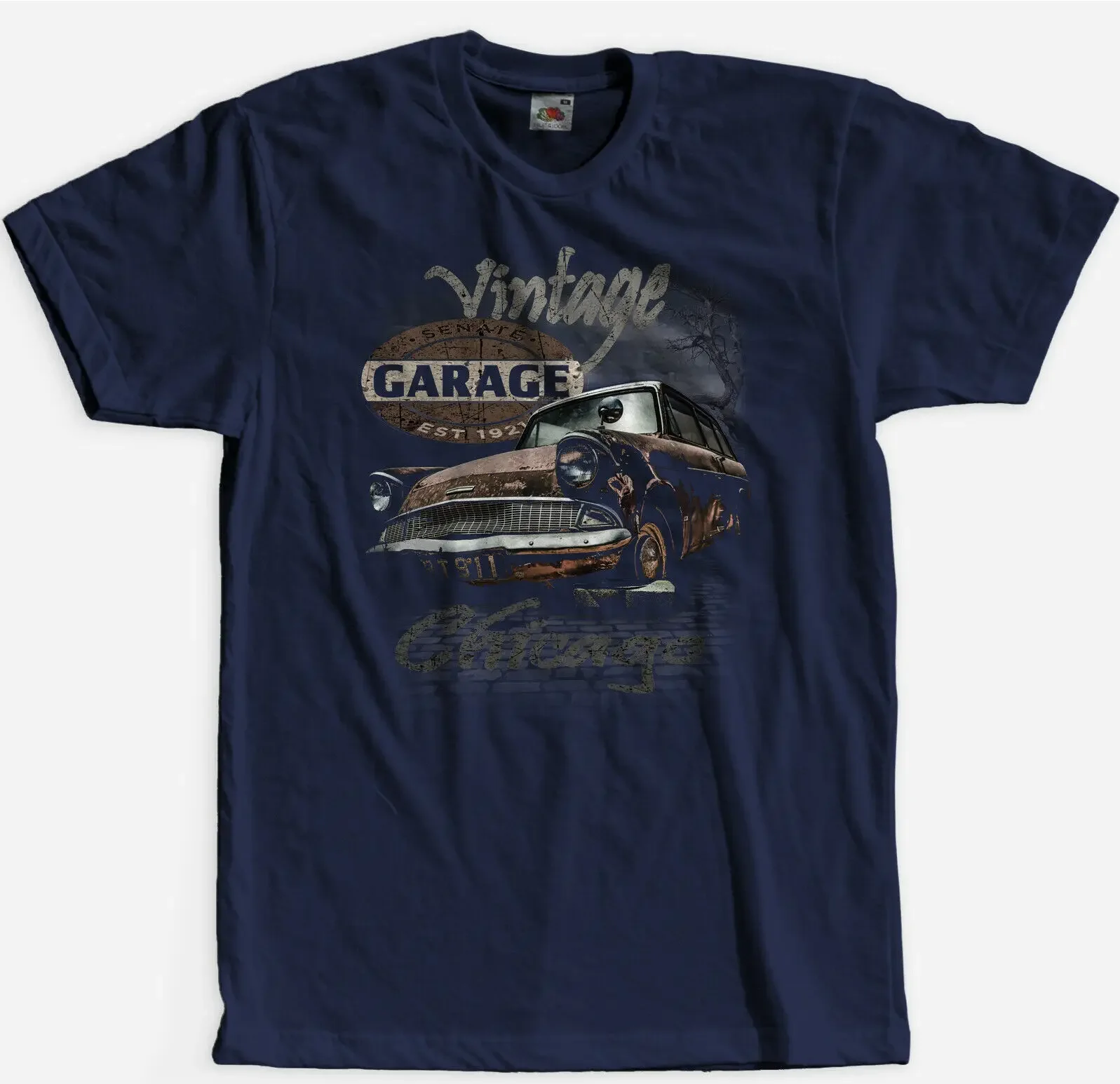 เสื้อยืดลายรถวินเทจฮอทร็อดแฟชั - Men'S Fashion Garage บทวิจารณ์และราคา