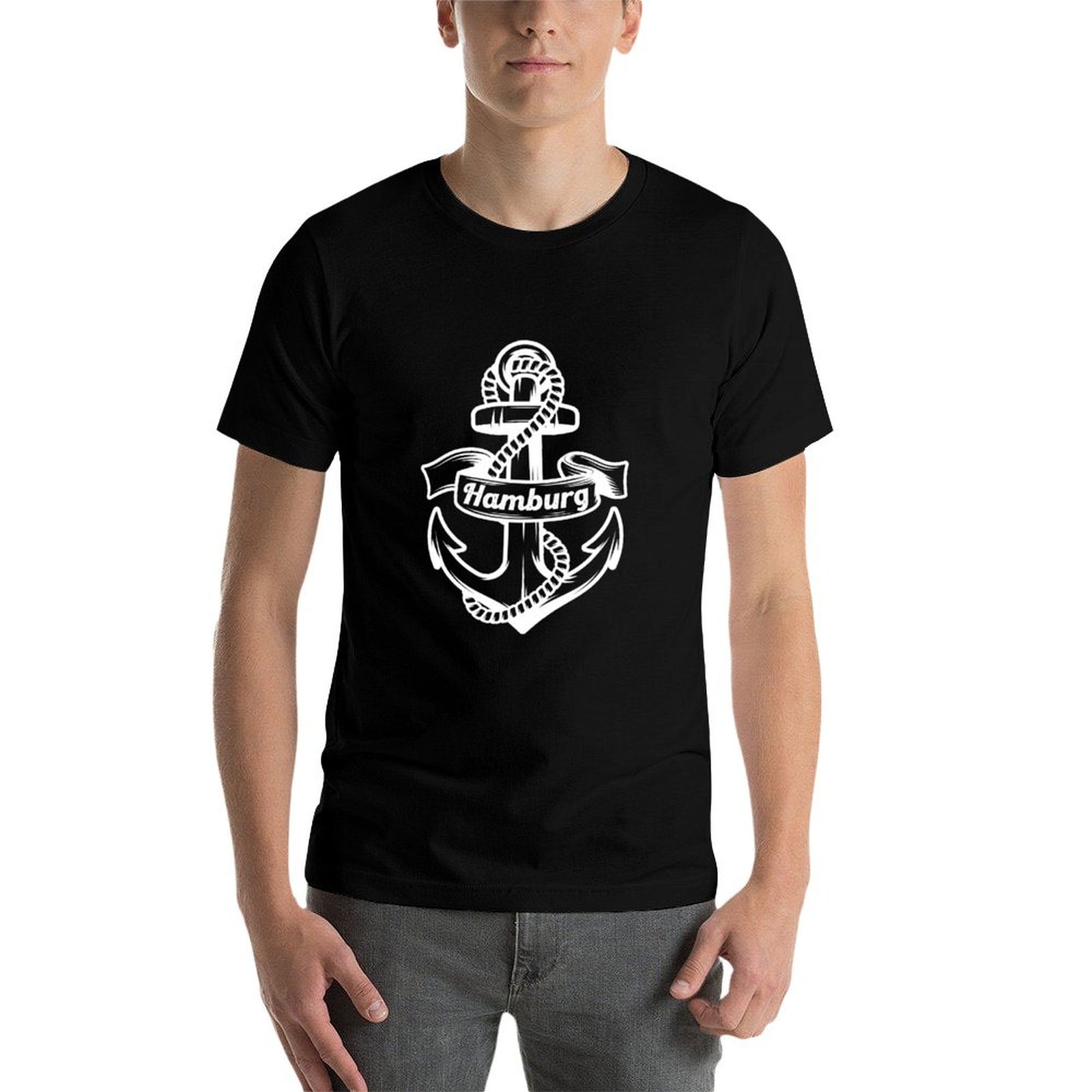 เสื้อยืดแฟชั่นลำลองแขนสั้นลายส - Men'S Fashion Hamburg บทวิจารณ์และราคา