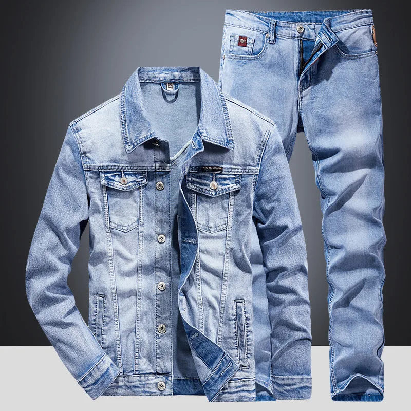 ชุดเสื้อแจ็คเก็ตยีนส์ลำลองสำหร - Men'S Fashion Zipper Jacket บทวิจารณ์และราคา
