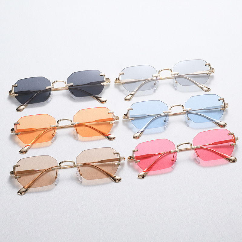 แว่นกันแดดไร้กรอบทรงสี่เหลี่ยม - Men'S Fashion Rimless Glasses บทวิจารณ์และราคา