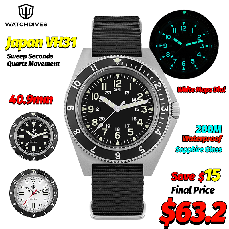 นาฬิกาควอตซ์ Watchdives รุ่น W - Men'S Fashion Jewelry บทวิจารณ์และราคา